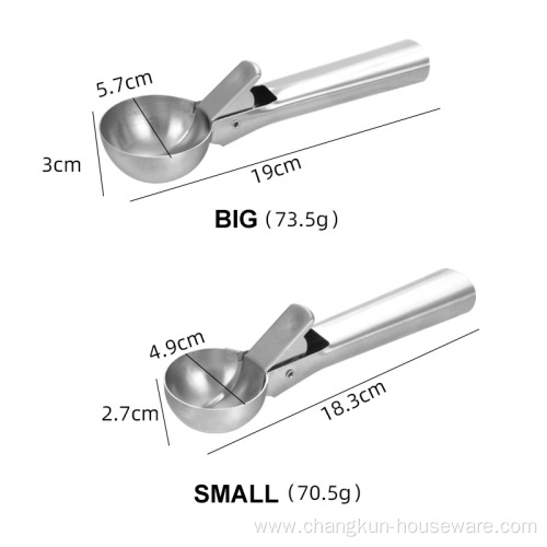 Ice Cream Scoop Cookie for Baking Stainless Steel